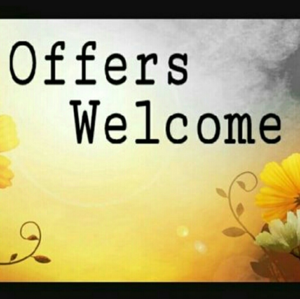 REASONABLE OFFERS ONLY